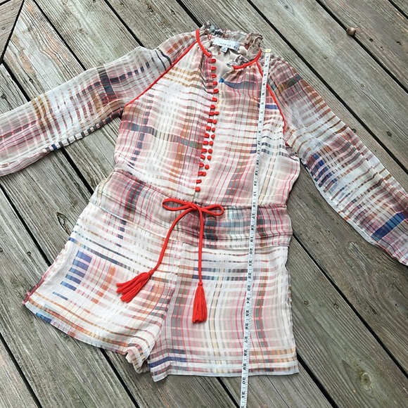 Adelyn Rae Anthropologie adorable plaid romper XS - Picture 9 of 10